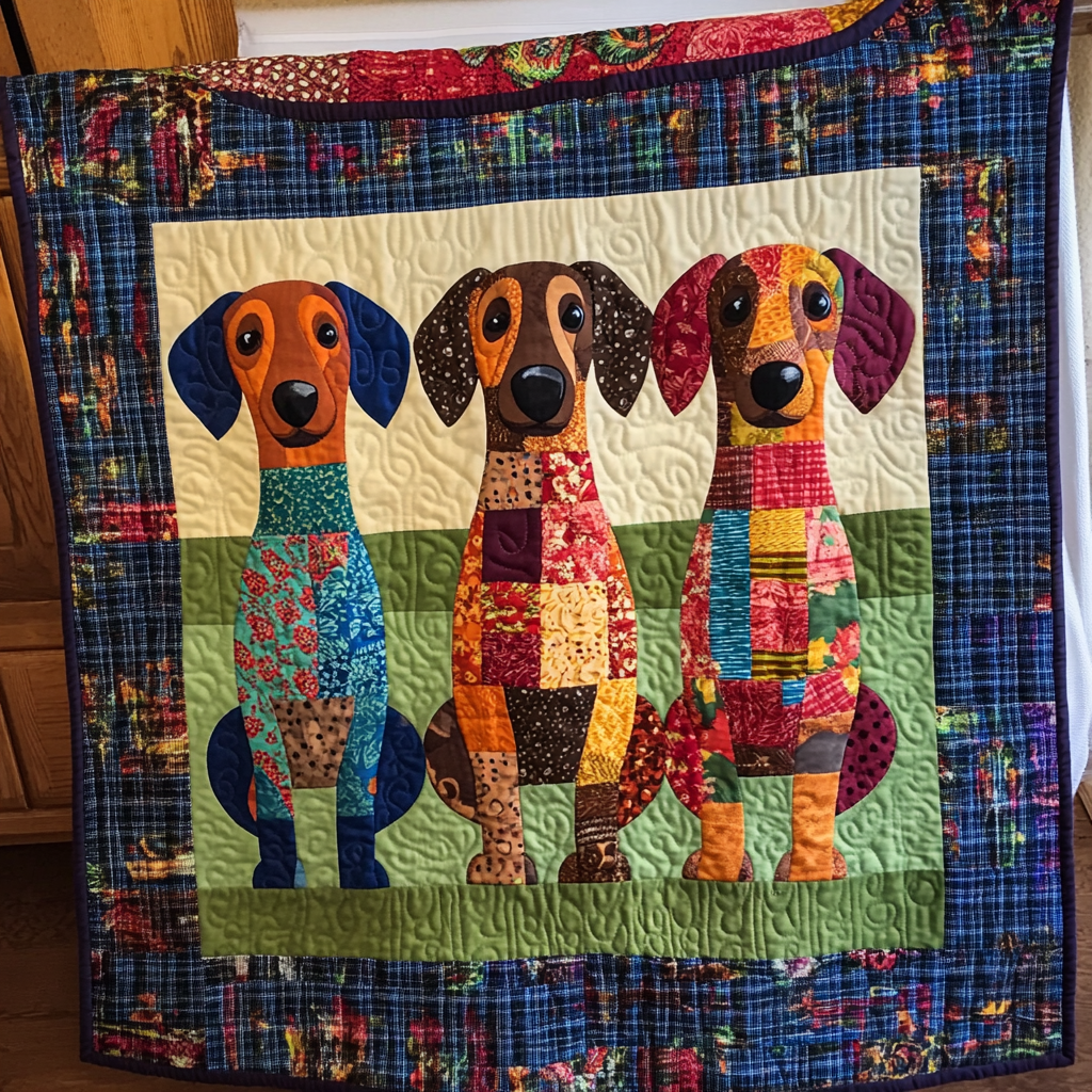 Dachshund DAI190824082 Quilt Blanket