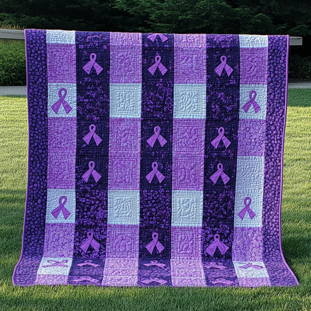 Breast Cancer Ribbon DAI040225020 Quilt Blanket