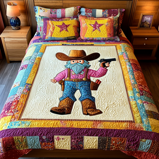 Cowboy Gnome DAI241224237 Quilt Bedding Set