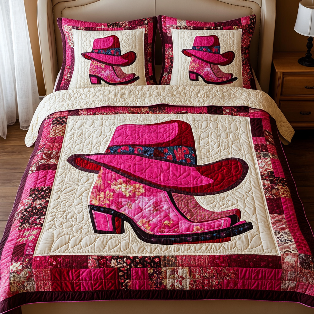 Cowgirl DAI090125022 Quilt Bedding Set