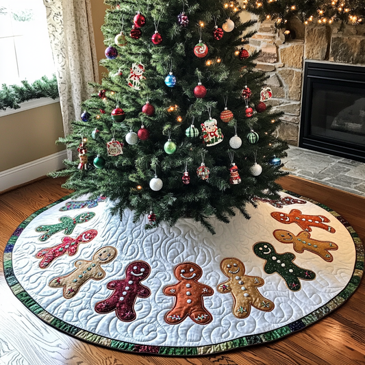 Gingerbread Man DAI040924110 Quilted Tree Skirt