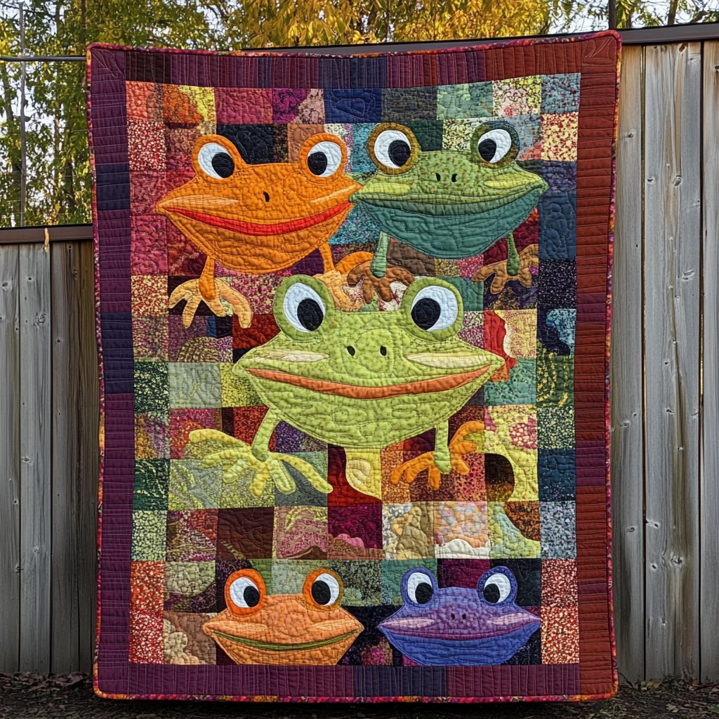 Frog DAI221024051 Quilt Blanket