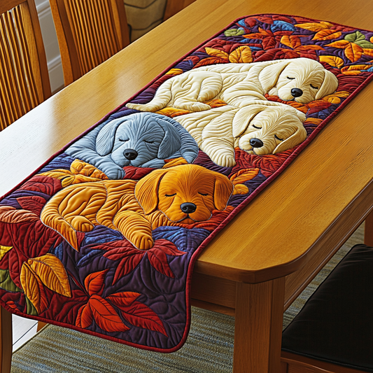 Sleeping Dog DAI090125309 Quilted Table Runner