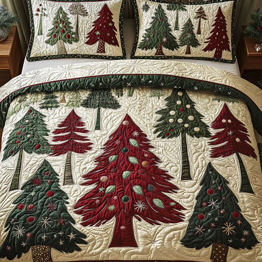 Christmas Tree TAI141124218 Quilt Bedding Set