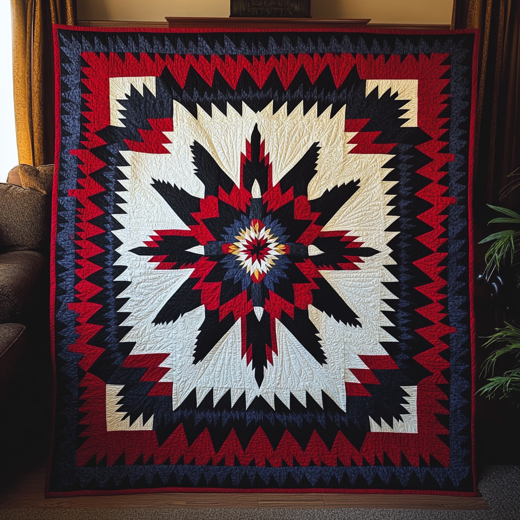 Native American TAI091024234 Quilt Blanket