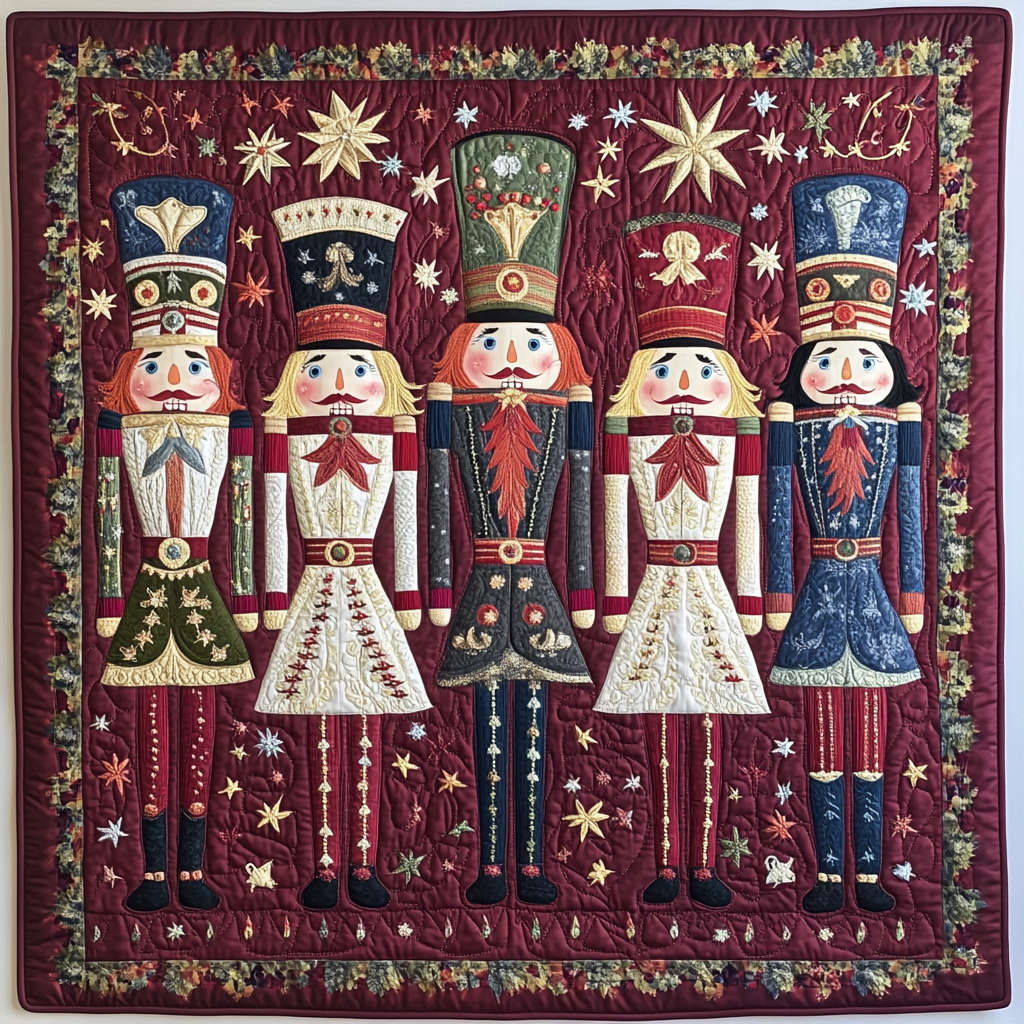 Christmas Nutcracker TAI091024127 Quilt Blanket