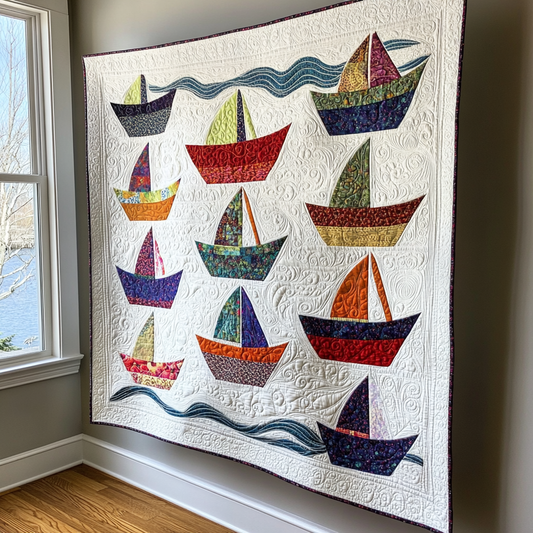 Boat DAI25102484 Quilt Blanket