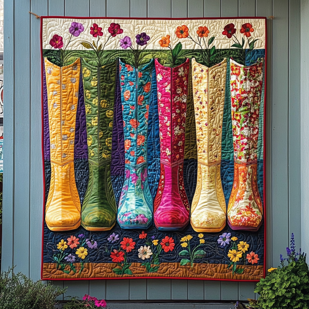 Garden Boots DAI281124064 Quilt Blanket