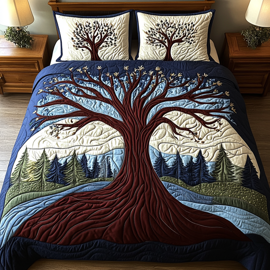 Tree Of Life TAI101224329 Quilt Bedding Set