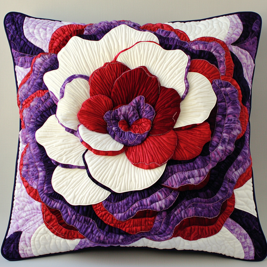 Flower TAI181024399 Quilted Pillow Case