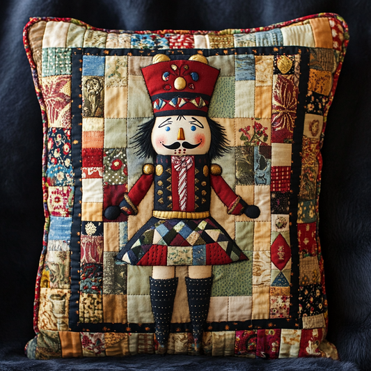 Christmas Nutcracker TAI130824242 Quilted Pillow Case