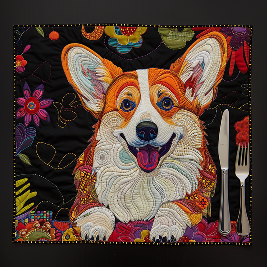 Corgi TAI21052411 Quilted Placemats