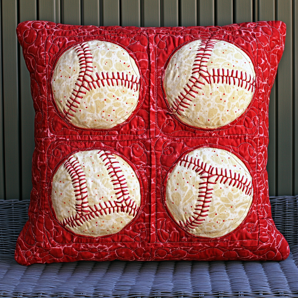 Baseball DAI26102410 Quilted Pillow Case