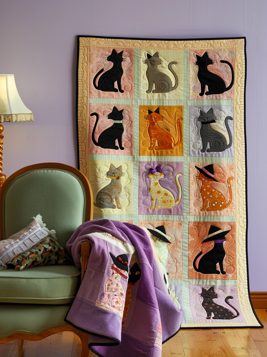 Cat TAI040624014 Quilt Blanket