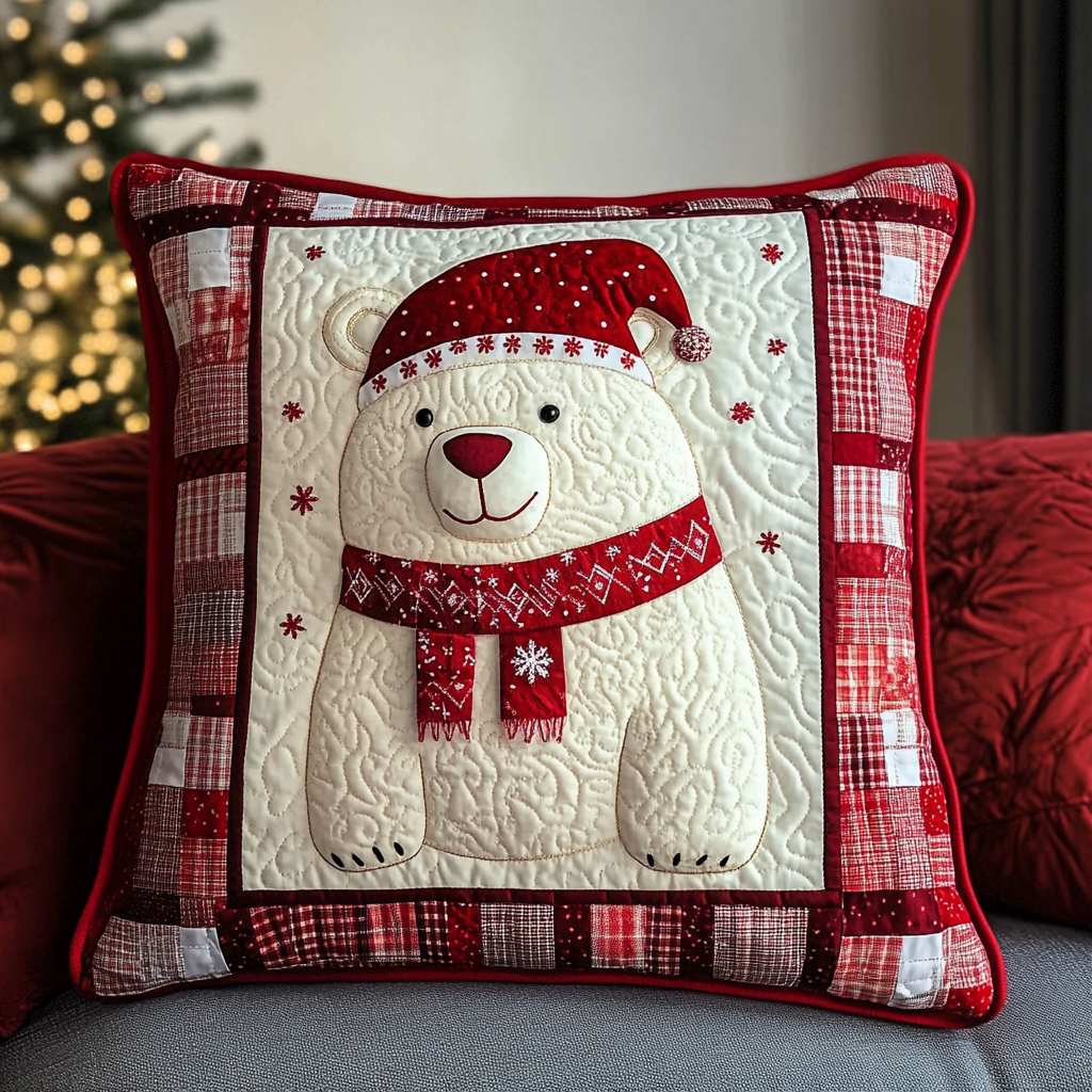 Polar Bear DAI230924215 Quilted Pillow Case