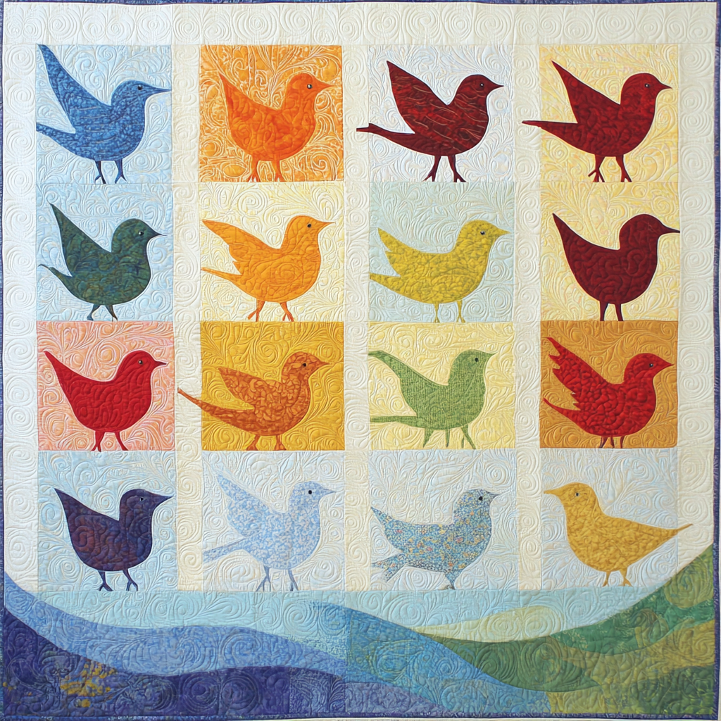 Bird DAI190824158 Quilt Blanket