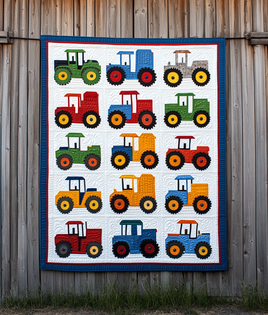 Farm Tractor DAI221024190 Quilt Blanket