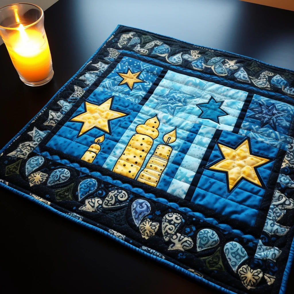 Jewish Hanukkah TAI040124360 Quilted Placemats