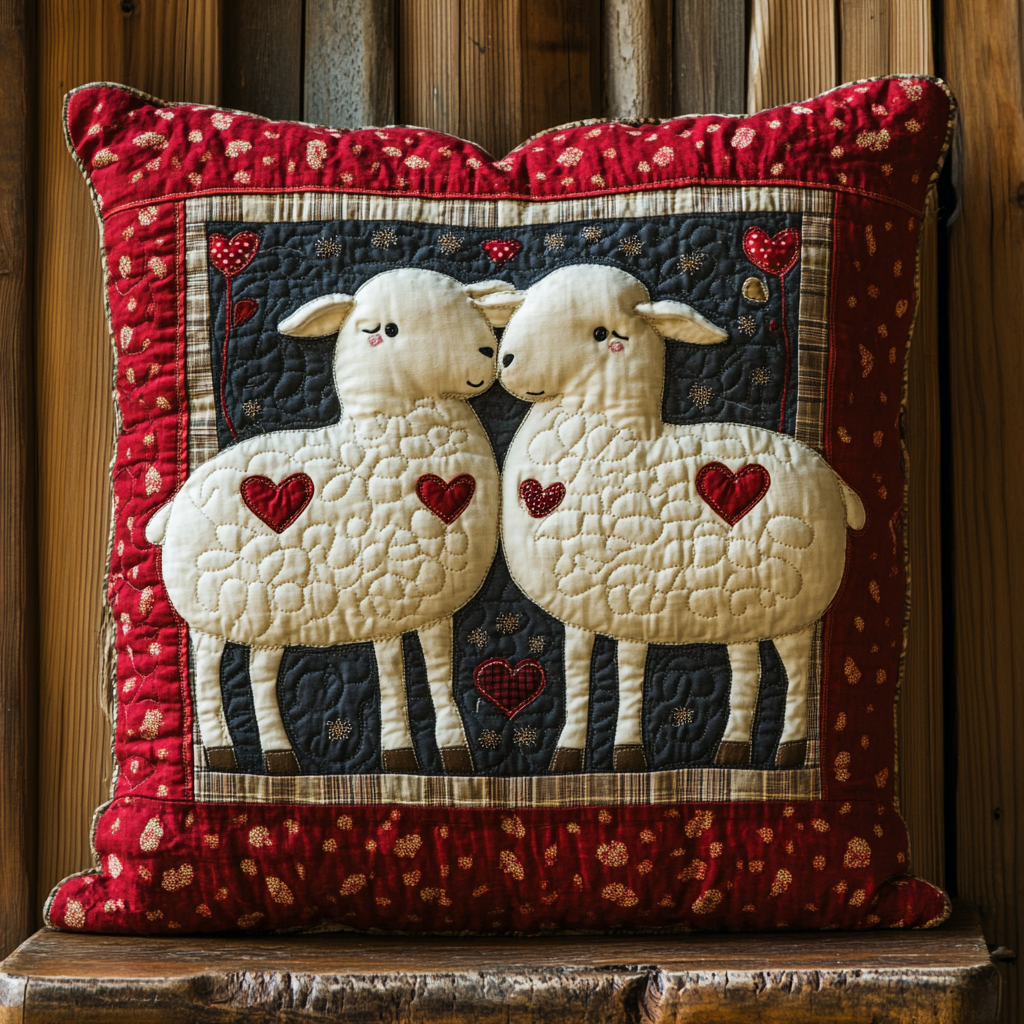 Sheep DAI230924093 Quilted Pillow Case