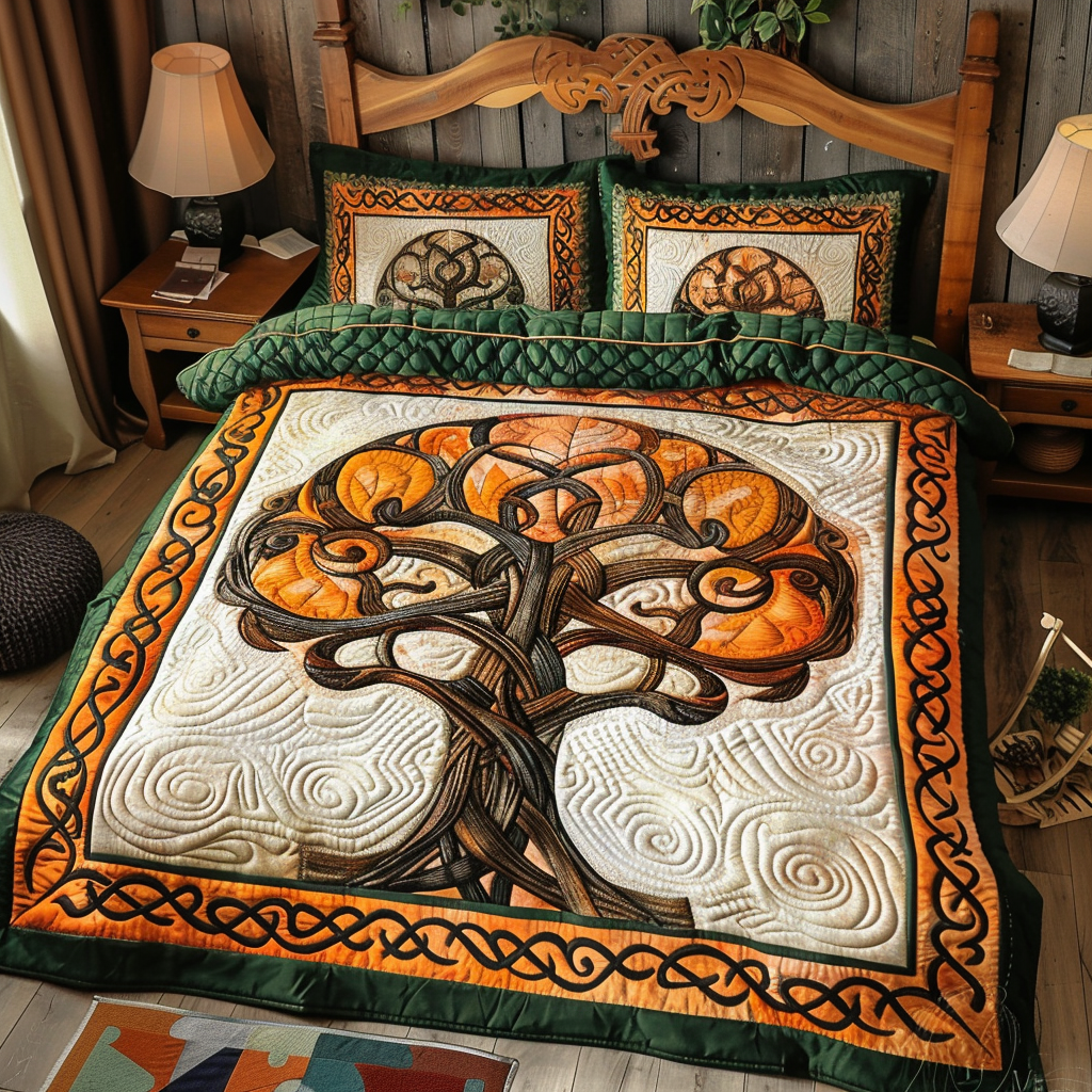 Tree Of Life TAI100724091 Quilt Bedding Set