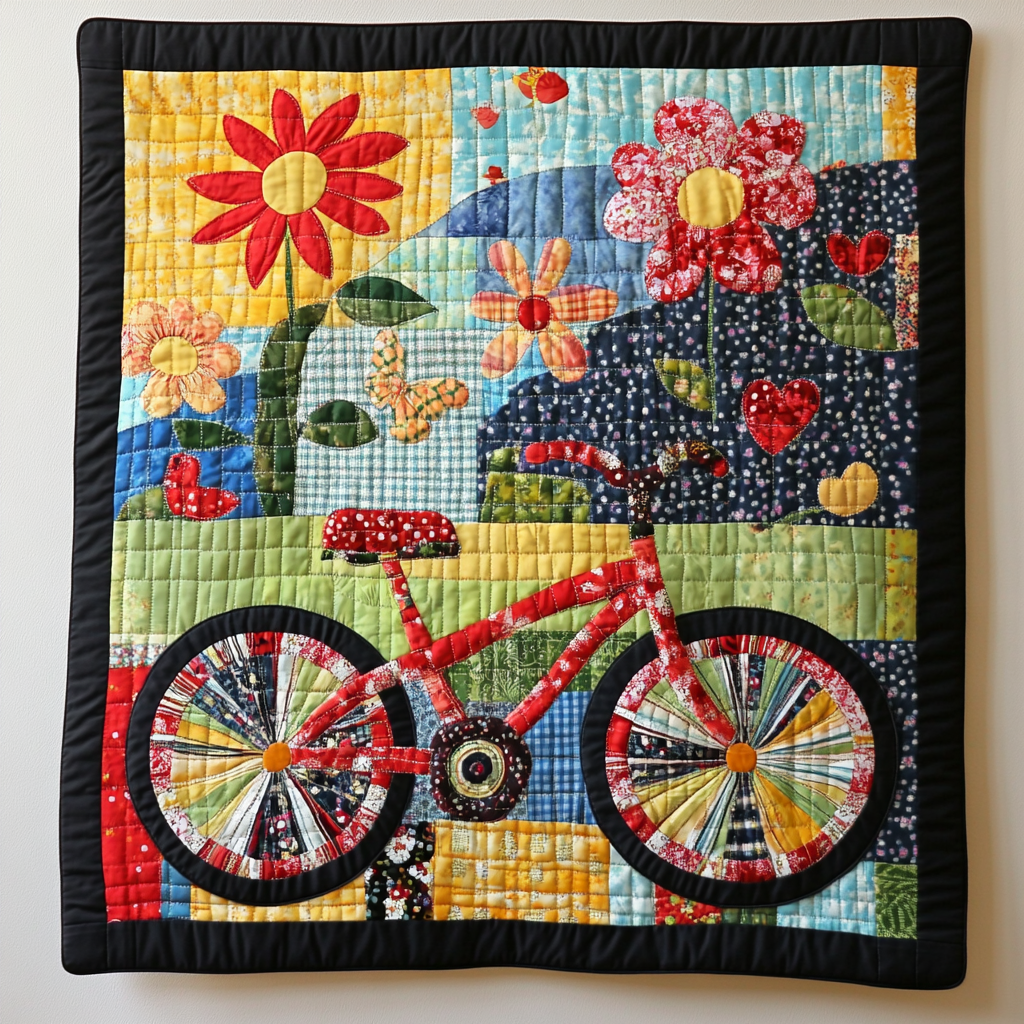 Bicycle DAI221024253 Quilt Blanket