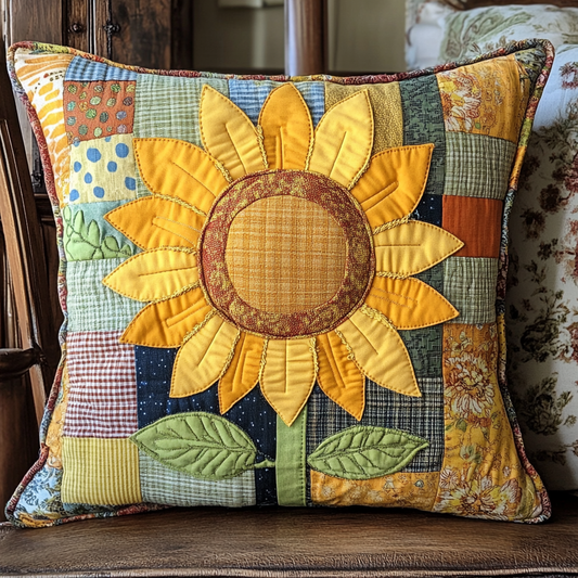 Sunflower TAI130824211 Quilted Pillow Case