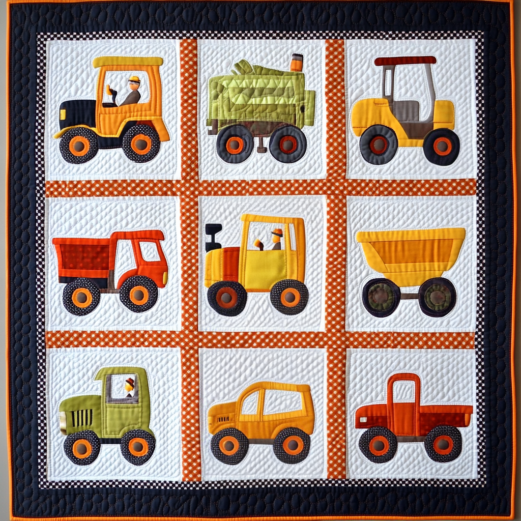 Vehicles DAI110225052 Quilt Blanket
