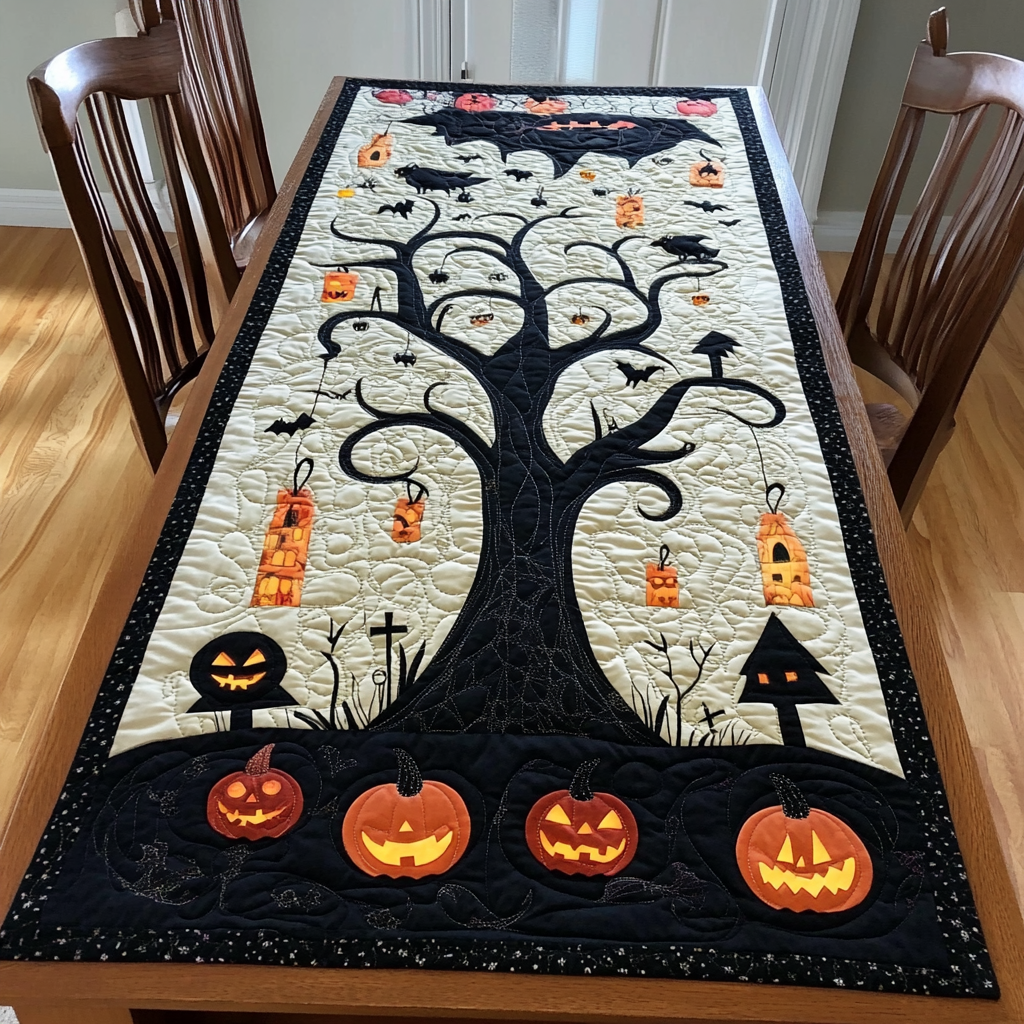 Halloween TAI040924379 Quilted Table Runner