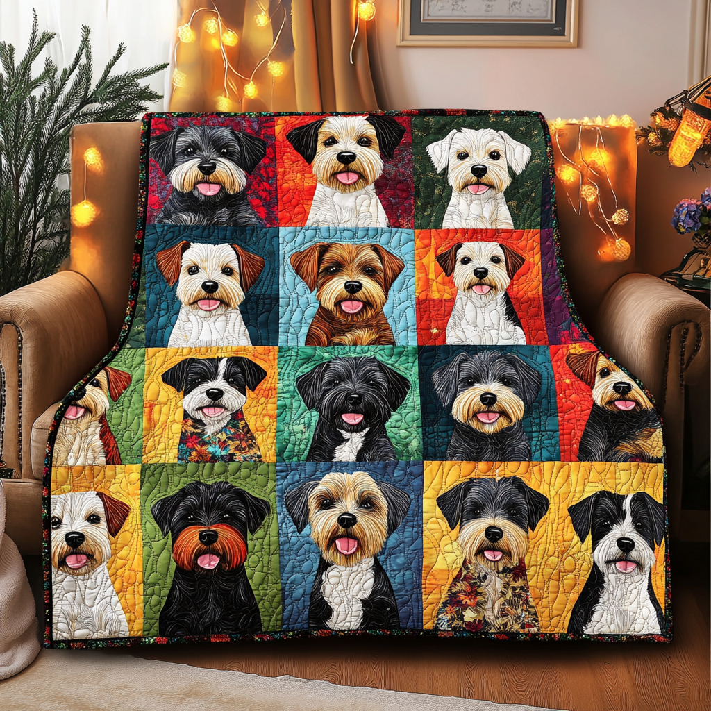 Schnauzer TAI181024053 Quilt Blanket