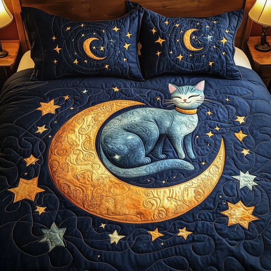 Celestial Cat DAI301224219 Quilt Bedding Set