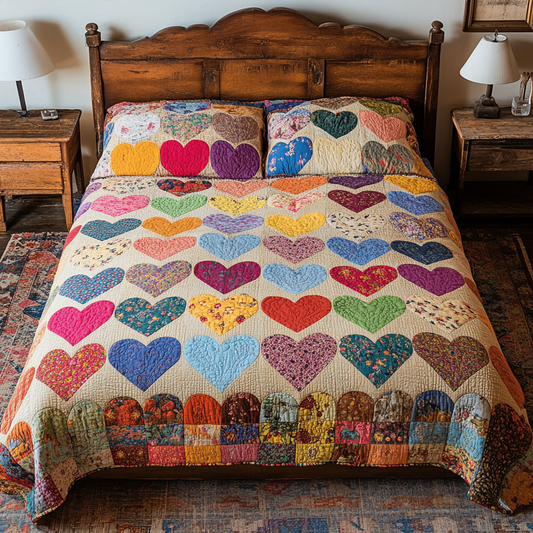 Heart TAI151024459 Quilt Bedding Set