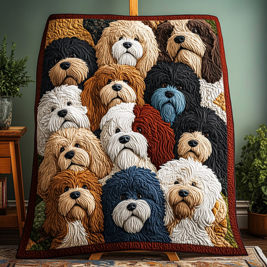 Doodle Dogs TAI111124206 Quilt Blanket