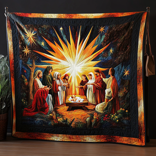 Nativity Scene TAI041024394 Quilt Blanket