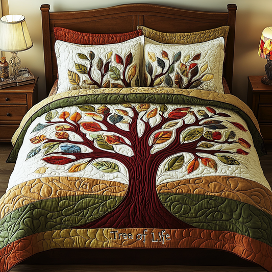 Tree Of Life TAI101224541 Quilt Bedding Set