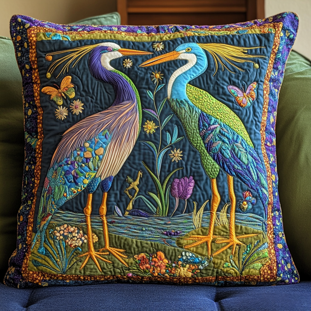 Heron DAI110225245 Quilted Pillow Case
