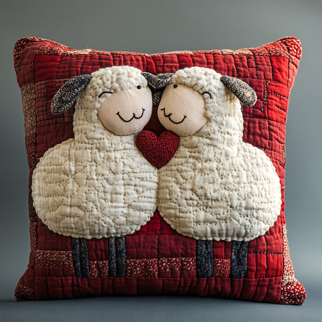 Sheep DAI230924091 Quilted Pillow Case