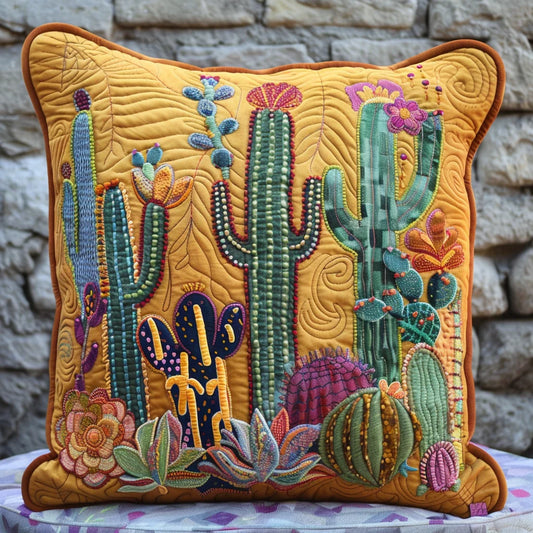 Cactus TAI240424181 Quilted Pillow Case