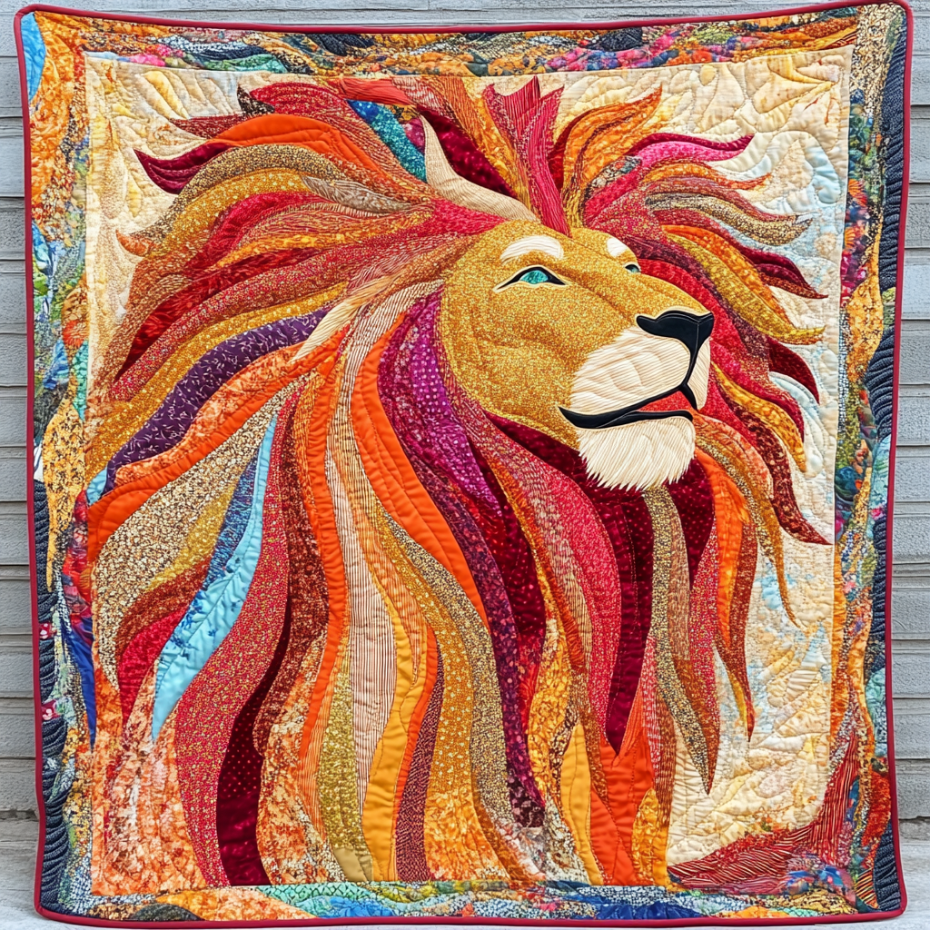 Lion DAI25102425 Quilt Blanket