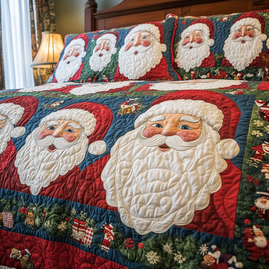 Christmas Santa TAI181024079 Quilt Bedding Set