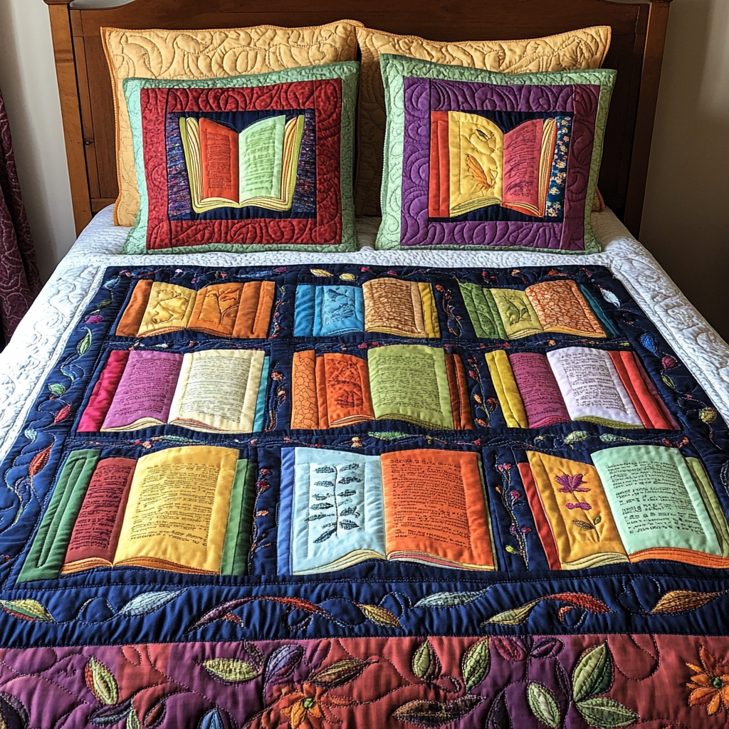 Books DAI051224121 Quilt Bedding Set