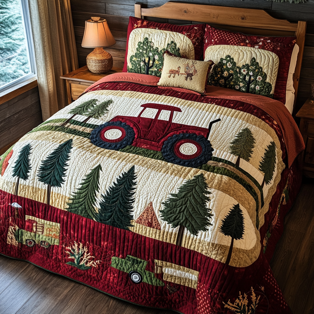 Farm Tractor DAI101224026 Quilt Bedding Set