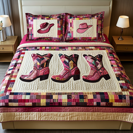 Cowgirl DAI090125020 Quilt Bedding Set