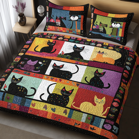 Cat TAI181024257 Quilt Bedding Set