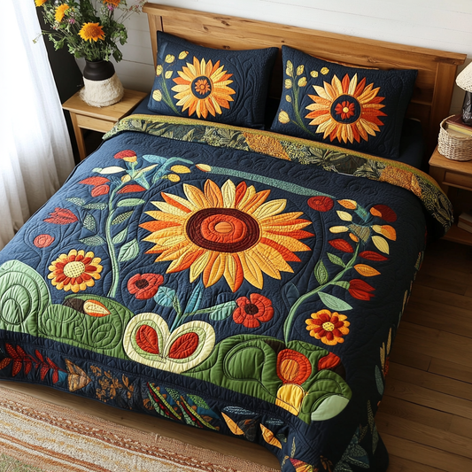 Sunflower DAI190824316 Quilt Bedding Set