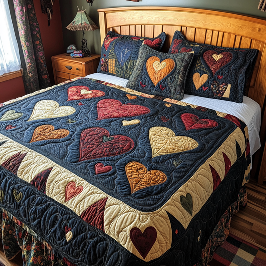 Heart TAI041024576 Quilt Bedding Set