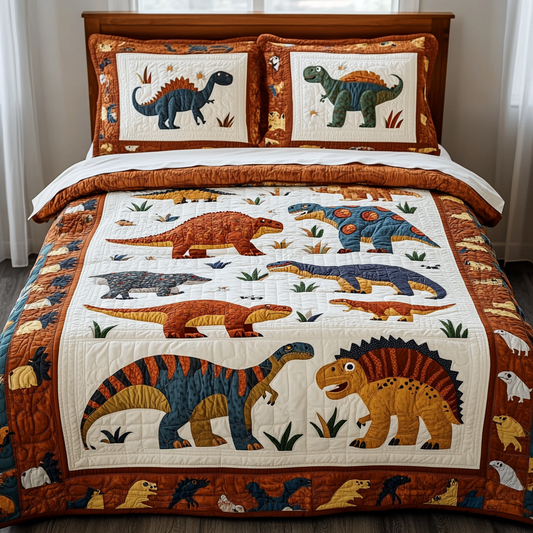 Dinosaur DAI281124151 Quilt Bedding Set