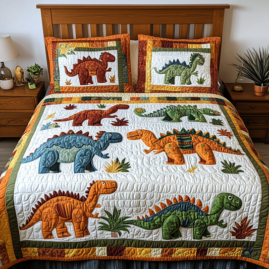 Dinosaur DAI281124148 Quilt Bedding Set