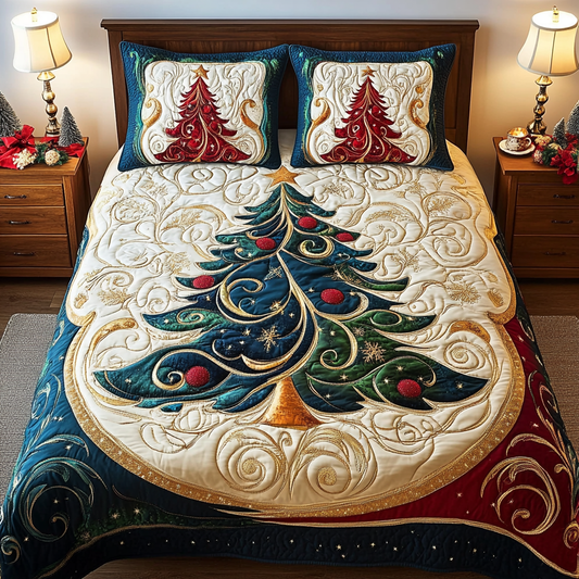 Christmas Tree TAI111124113 Quilt Bedding Set