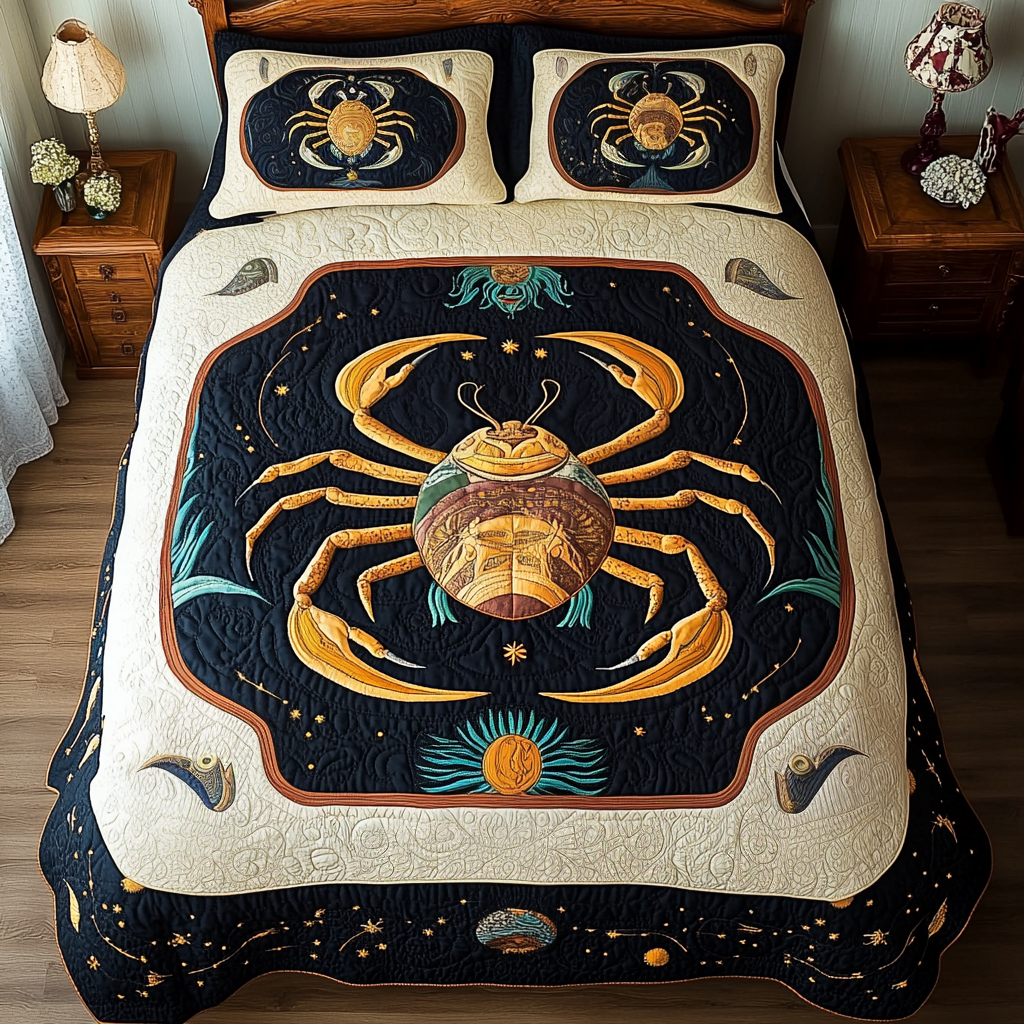 Cancer DAI241224288 Quilt Bedding Set