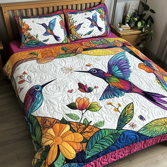 Hummingbird TAI141124200 Quilt Bedding Set